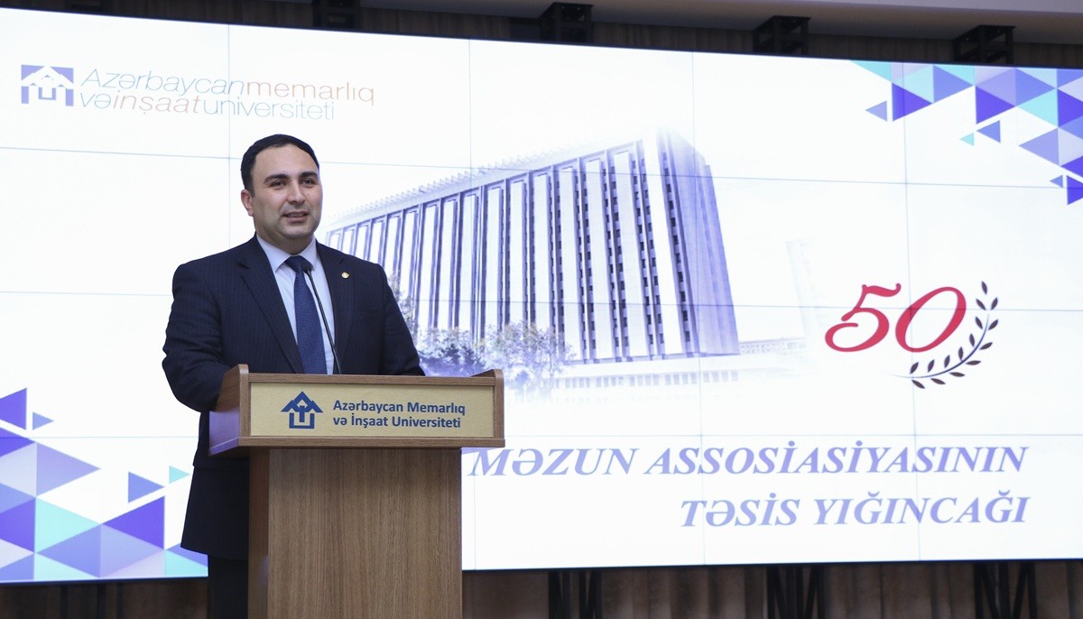 AzMİU-da 60 minə yaxın məzunu əhatə edəcək assosiasiya təsis edildi - FOTOLAR