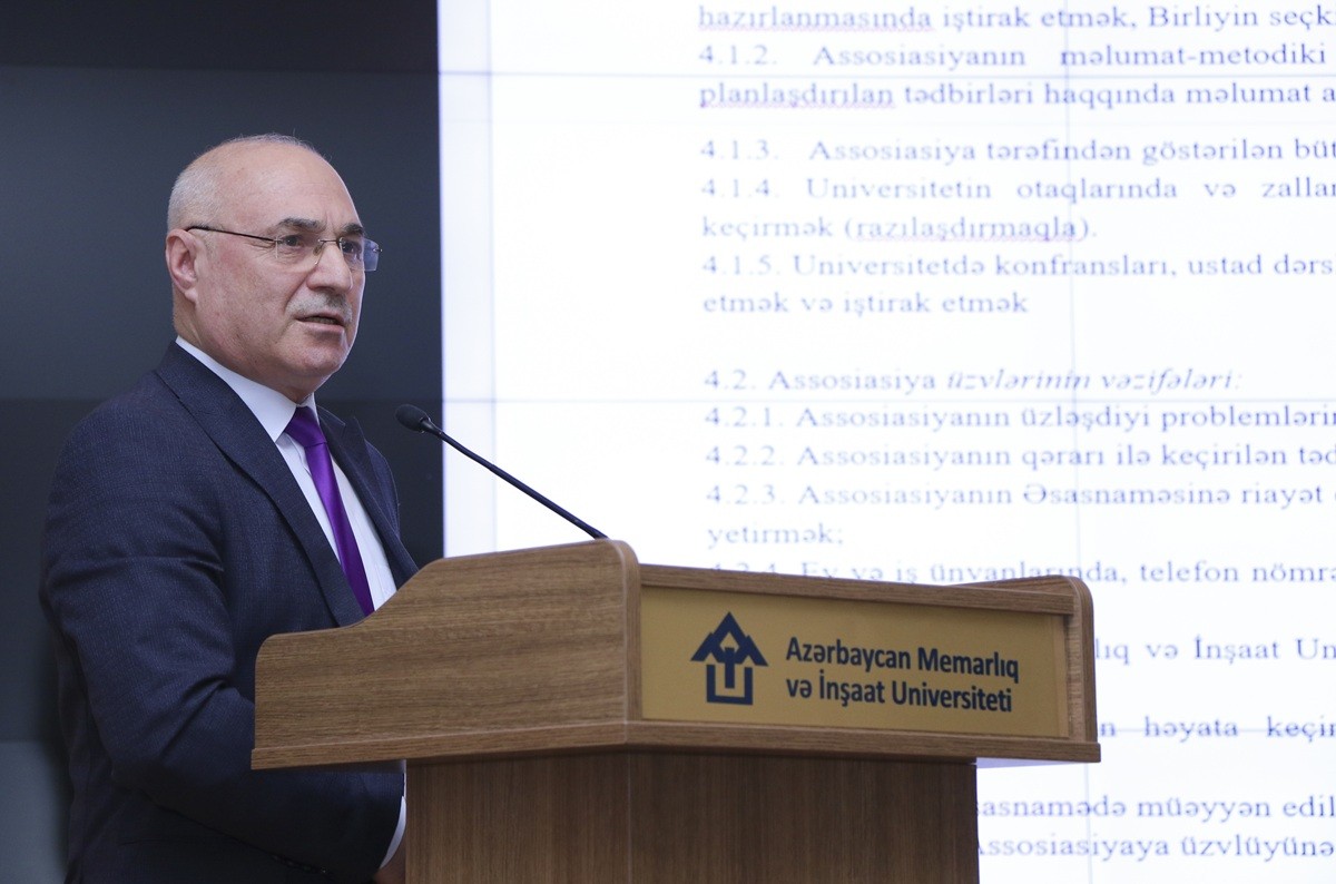 AzMİU-da 60 minə yaxın məzunu əhatə edəcək assosiasiya təsis edildi - FOTOLAR
