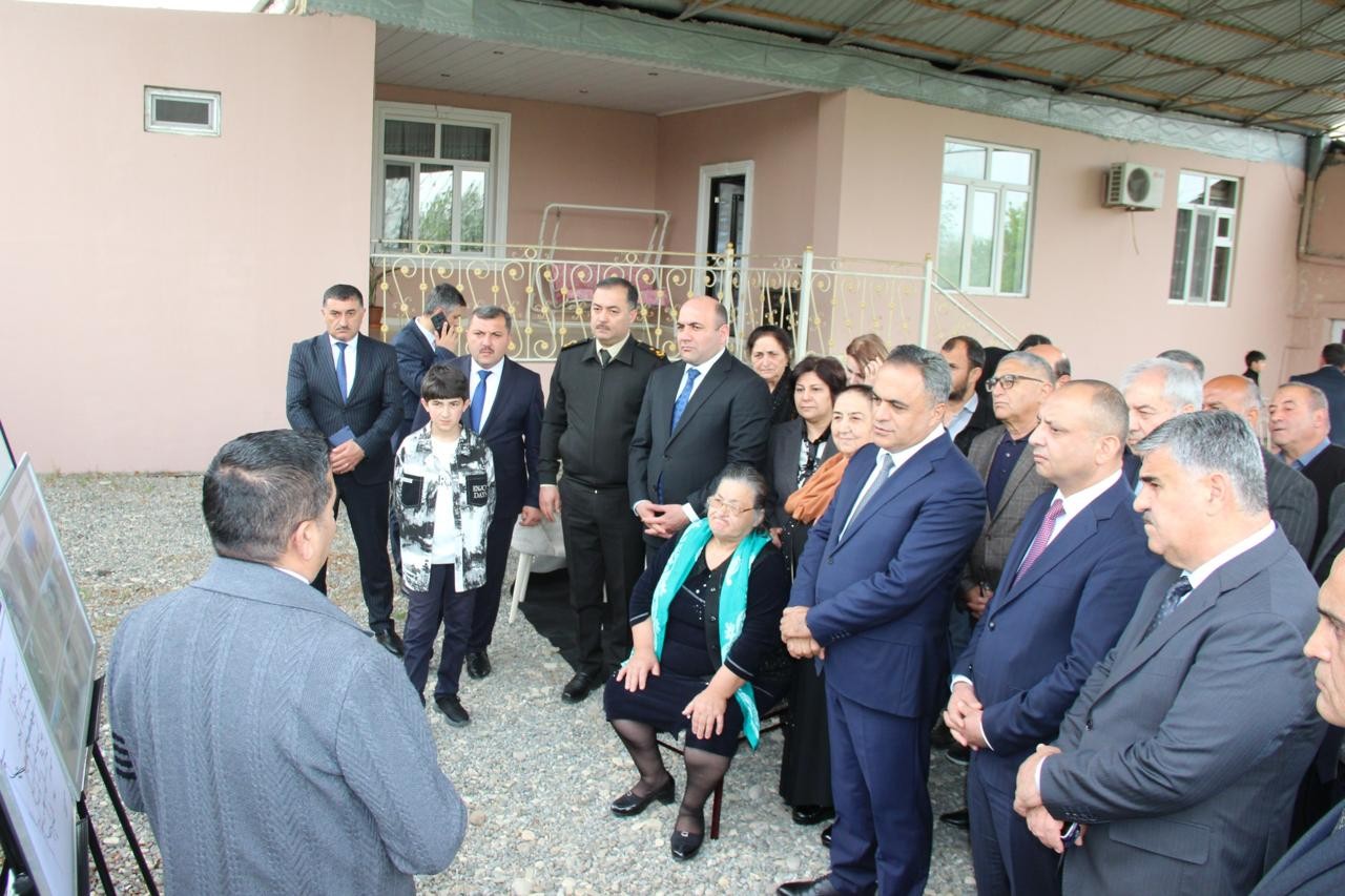 Goranboyda 357 abonentə çəkilmiş fərdi içməli su xəttləri istifadəyə verildi - FOTOLAR