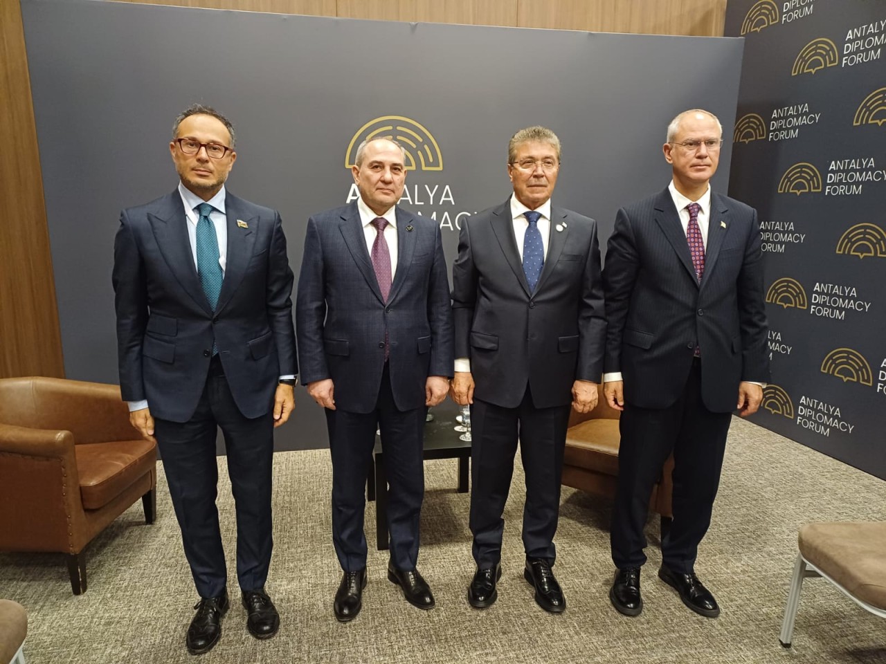 Tahir Budaqov Antalayada Ünal Üstel ilə görüşdü - FOTOLAR