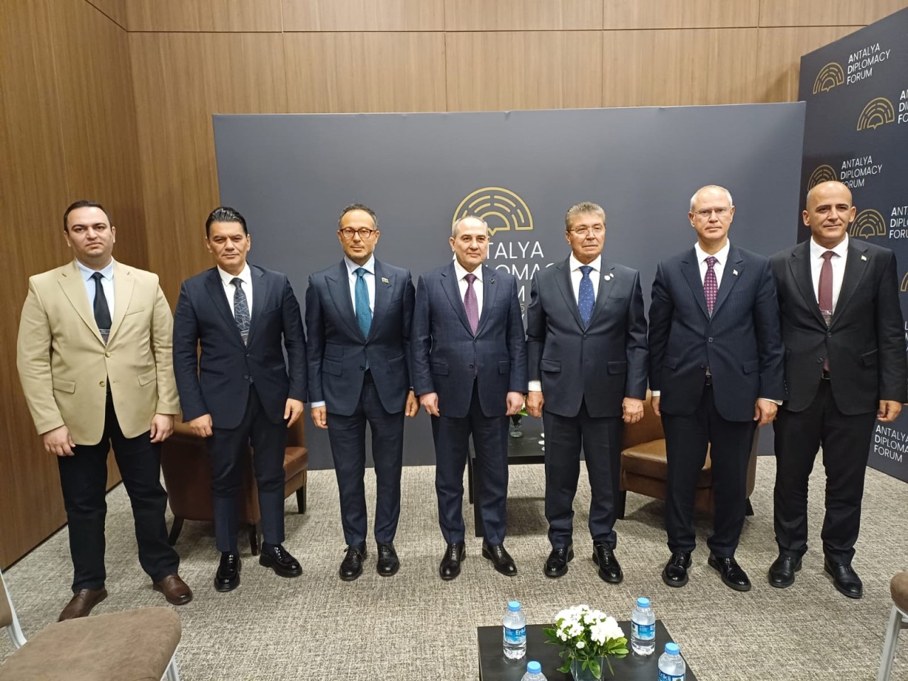 Tahir Budaqov Antalayada Ünal Üstel ilə görüşdü - FOTOLAR