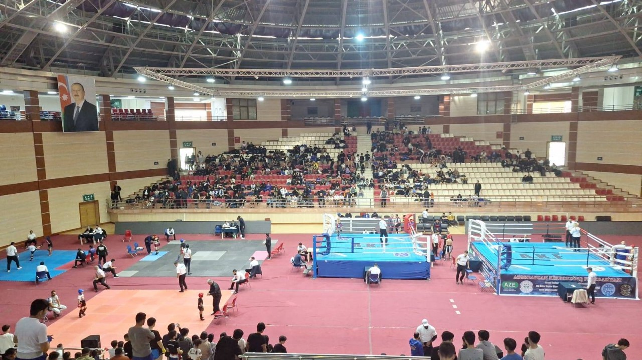 Kikboksçuların iştirakı ilə Ulu Öndərə həsr olunmuş xatirə turniri keçirilir - FOTOLAR