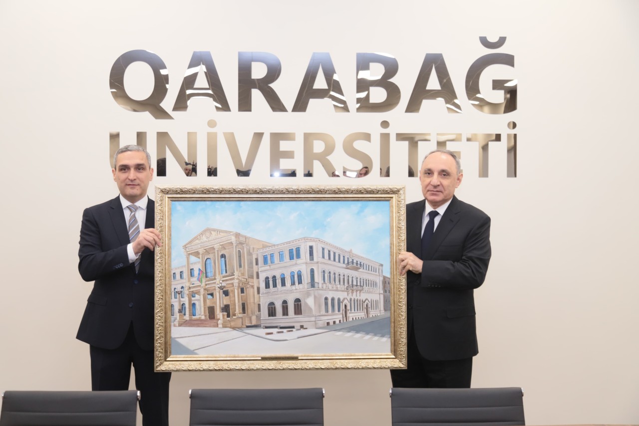 Nazir və Baş prokuror Qarabağ Universitetində - FOTOLAR