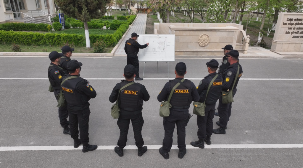 SOMDA-nın Ucar regional idarəsində komanda-qərargah təlimi keçirilib - FOTO