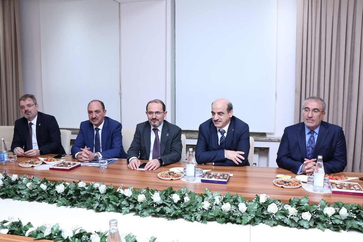 Gülçöhrə Məmmədova Türkiyə ali təhsil müəssisələrinin rəhbər heyətini qəbul edib - FOTOLAR