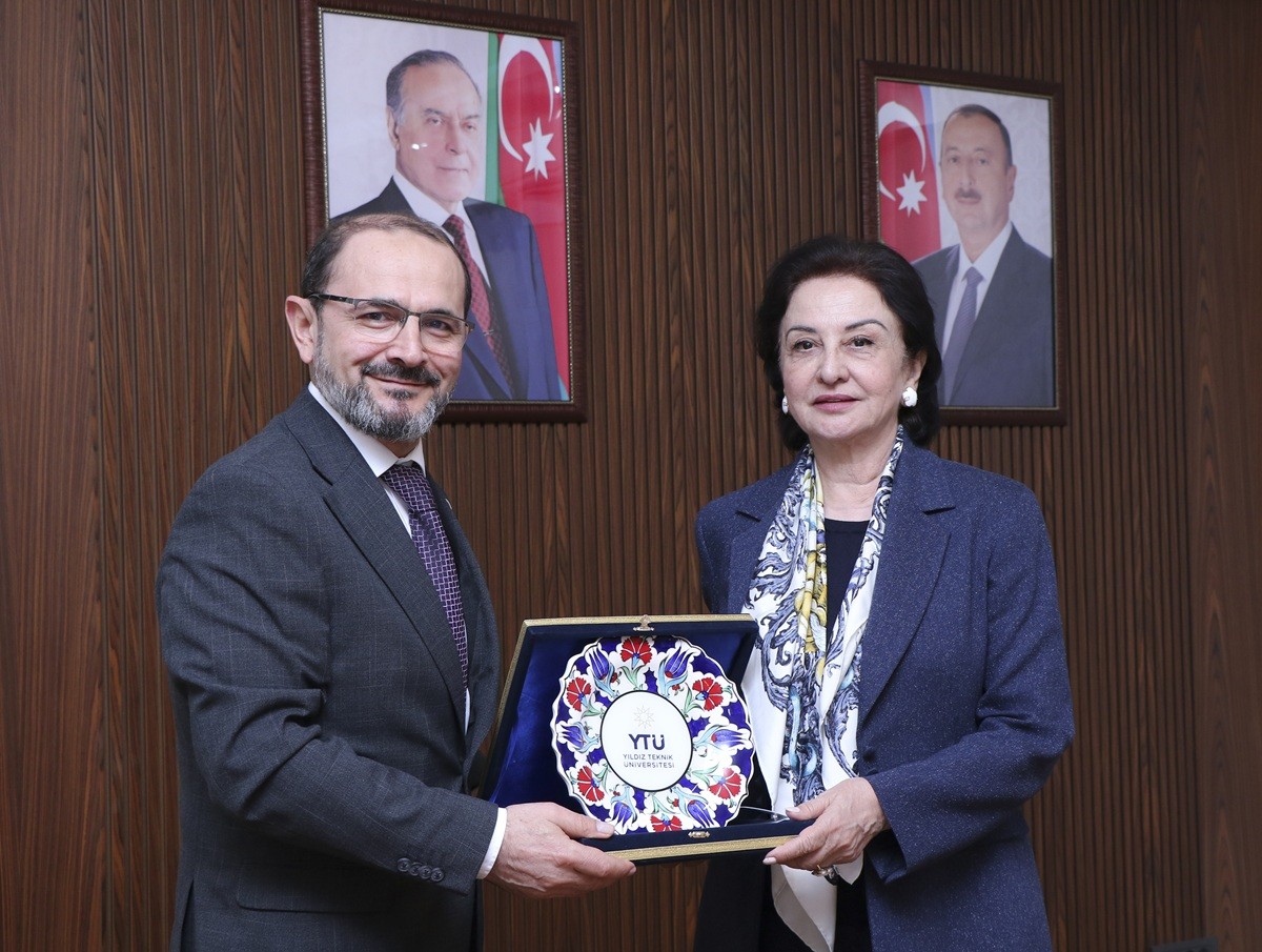 Gülçöhrə Məmmədova Türkiyə ali təhsil müəssisələrinin rəhbər heyətini qəbul edib - FOTOLAR