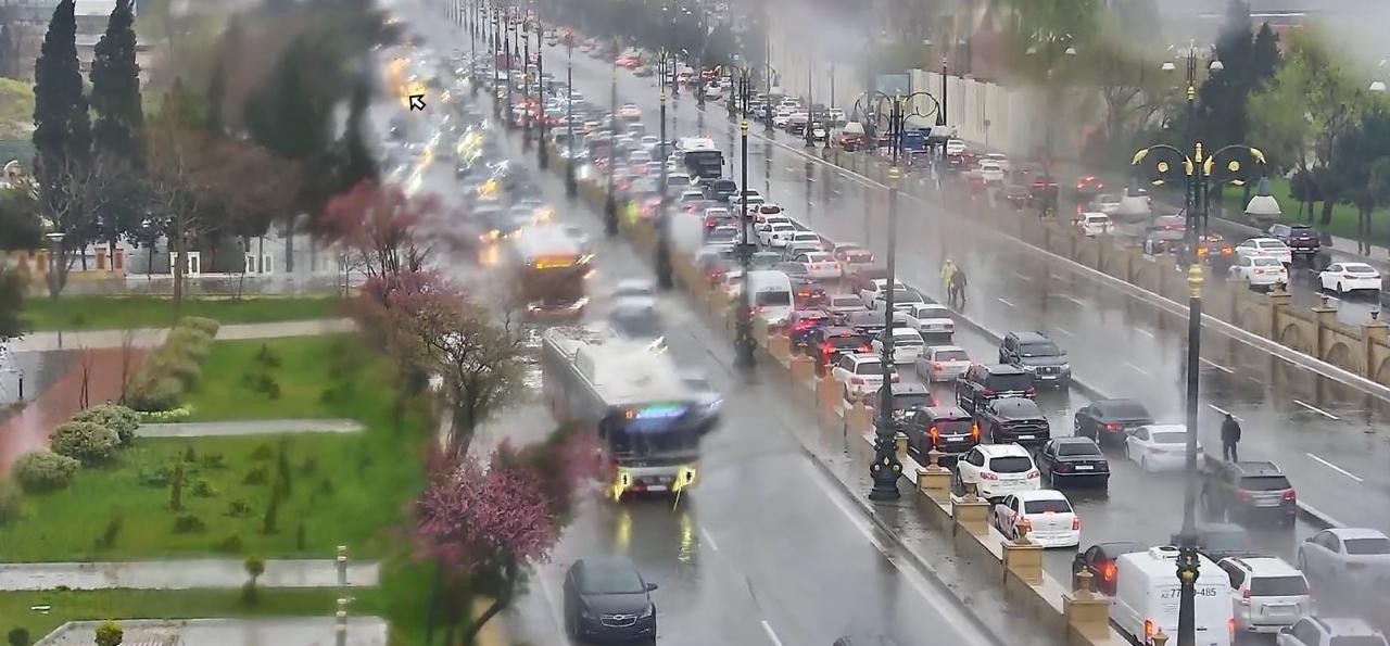 Yollarda son vəziyyət - FOTOLAR (YENİLƏNİB)