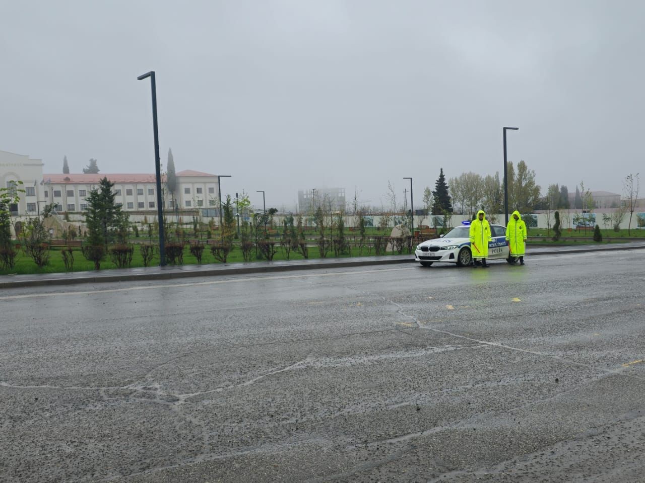 Polis Xankəndidə də fəaliyyətdədir - FOTO