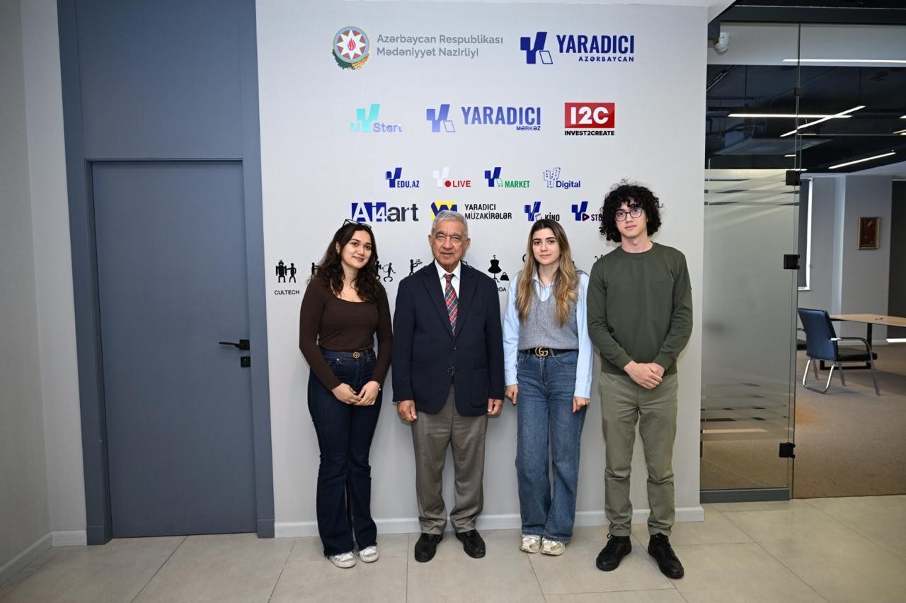 Adil Kərimli Hafiz Paşayevlə birlikdə Yaradıcı Mərkəzdə olub - FOTOLAR