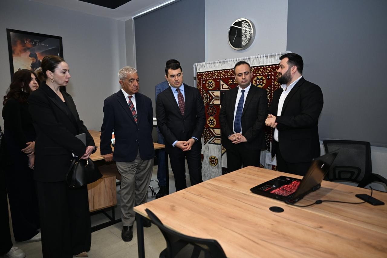 Adil Kərimli Hafiz Paşayevlə birlikdə Yaradıcı Mərkəzdə olub - FOTOLAR