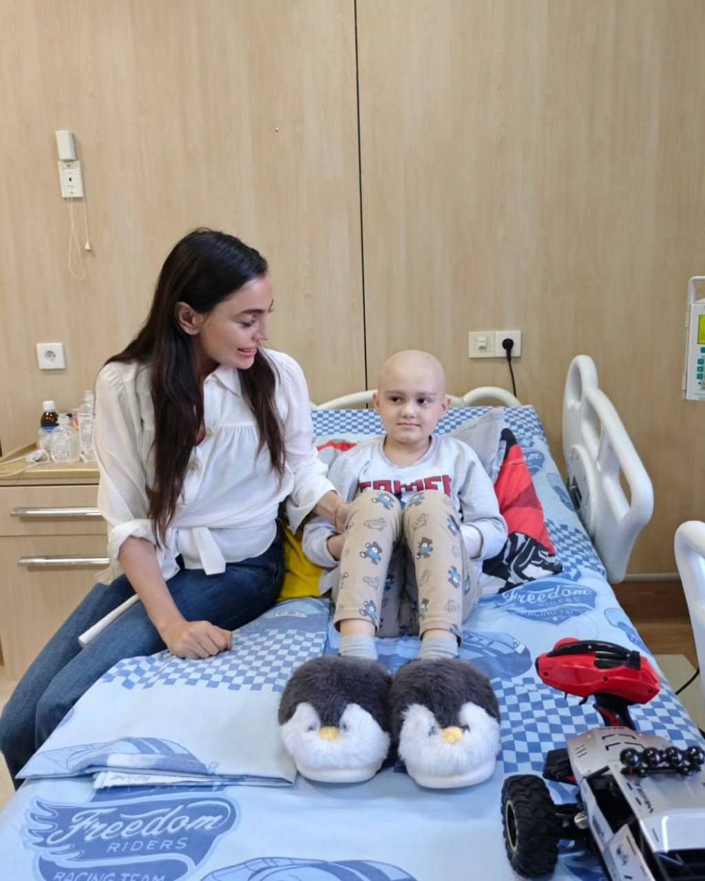 Leyla Əliyeva Milli Onkologiya Mərkəzində olub - FOTOLAR