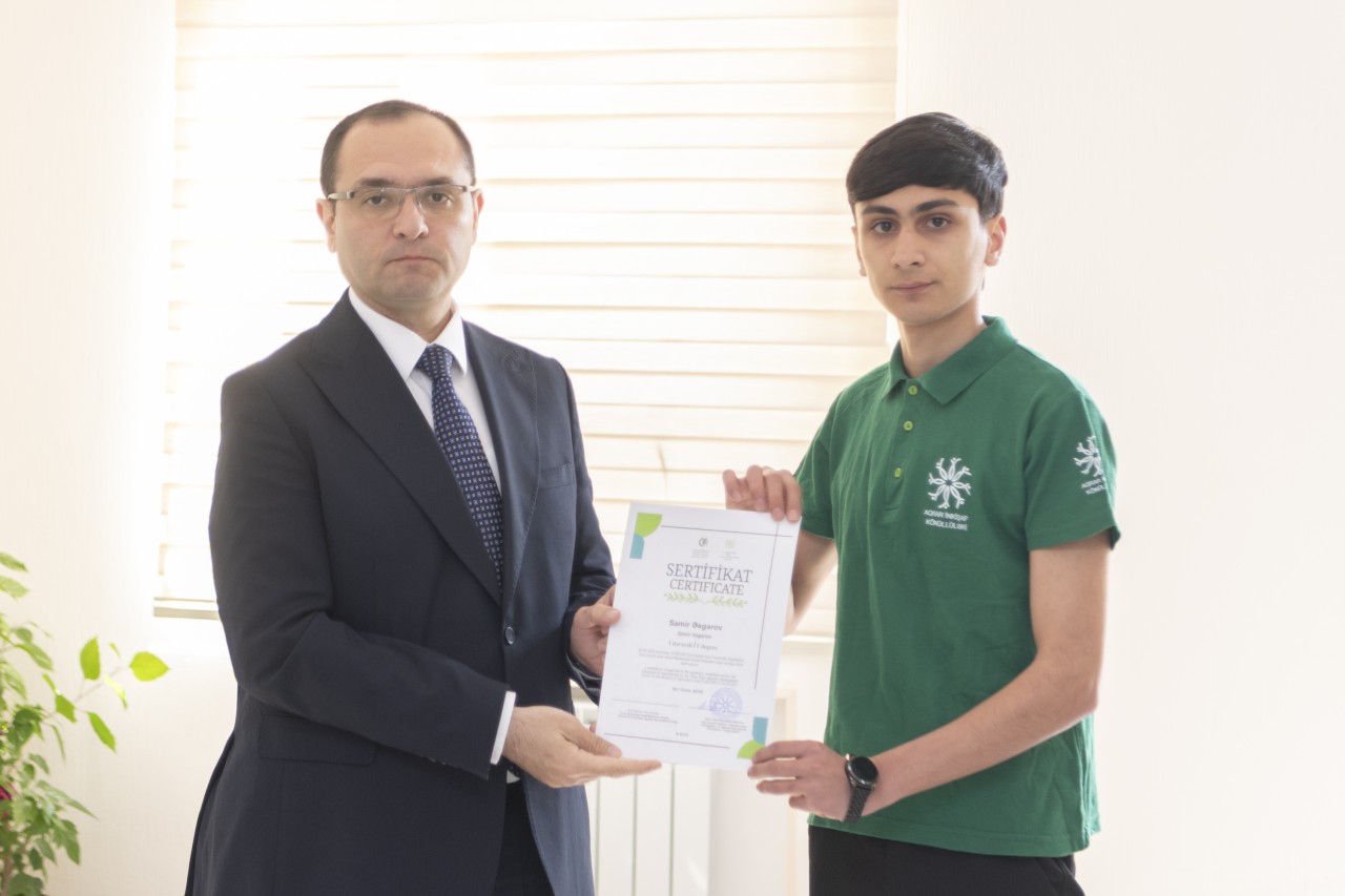 Nazir Tovuzda fermerlərlə görüşüb - FOTOLAR