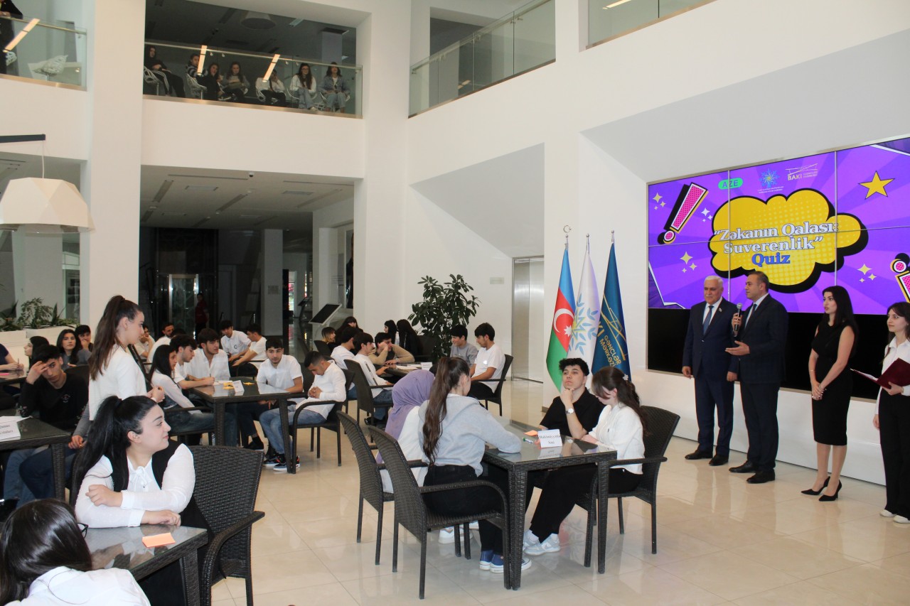 “Zəkanın qalası: Suverenlik” mövzusunda intellektual yarış keçirildi - FOTOLAR