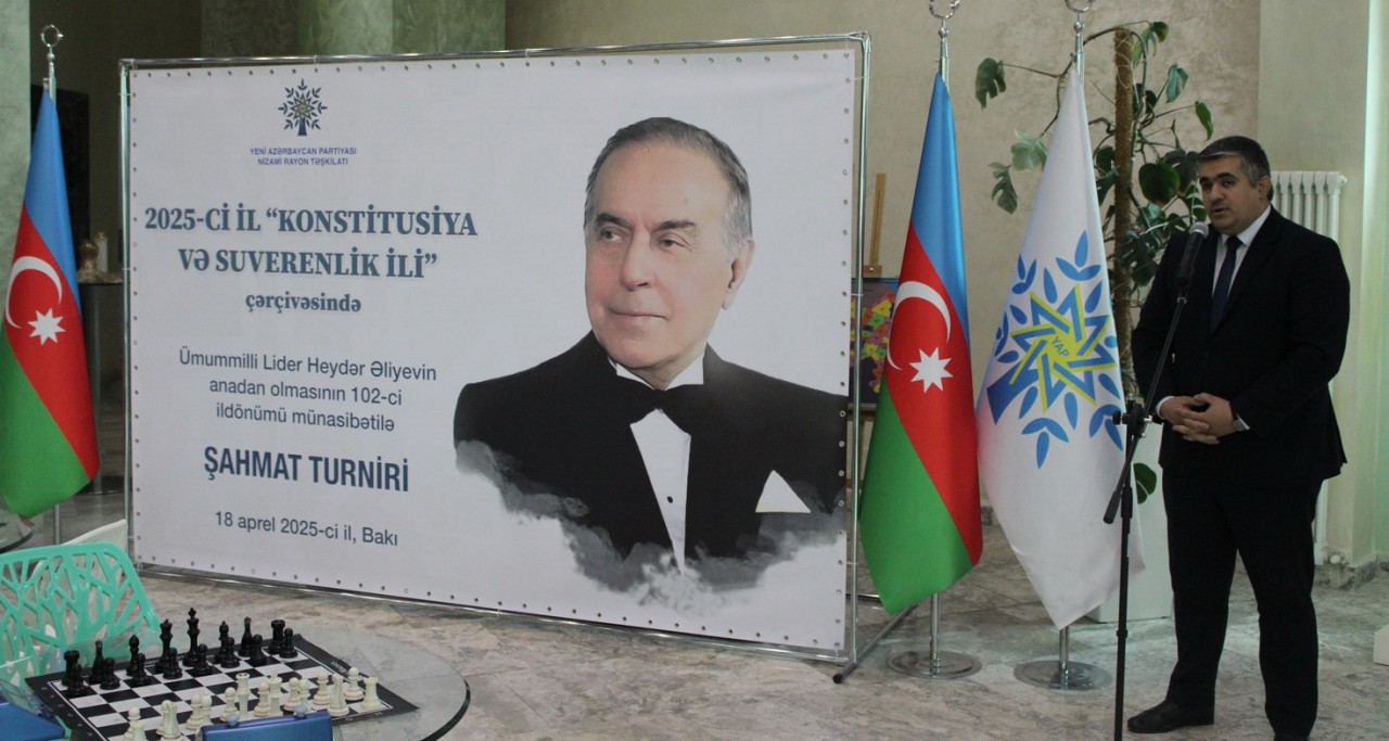 YAP Nizami rayon təşkilatı şahmat turniri keçirib - FOTOLAR