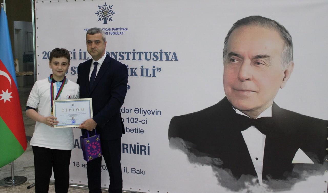 YAP Nizami rayon təşkilatı şahmat turniri keçirib - FOTOLAR