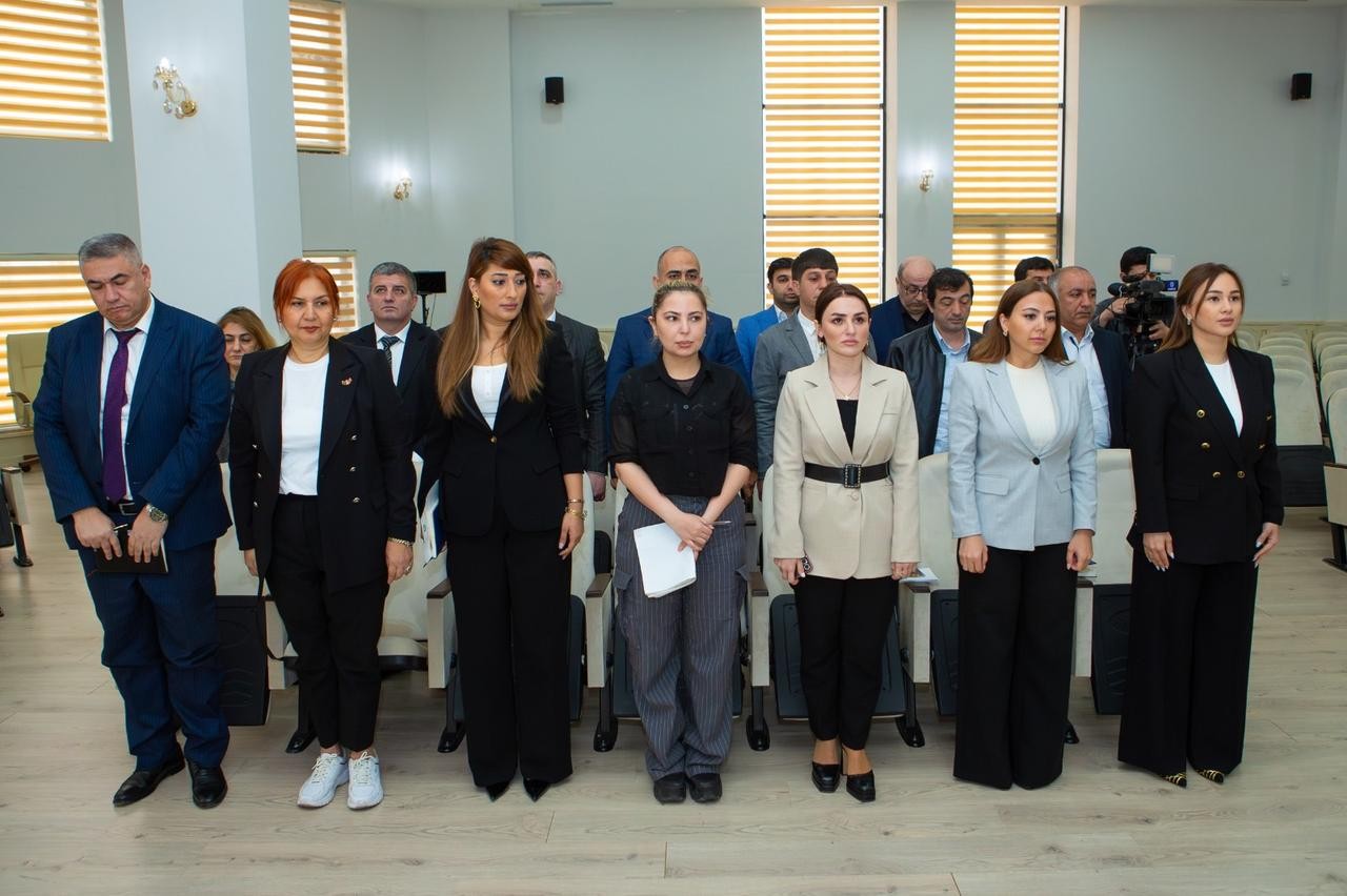YAP Binəqədi rayon təşkilatı görüş keçirdi - FOTOLAR