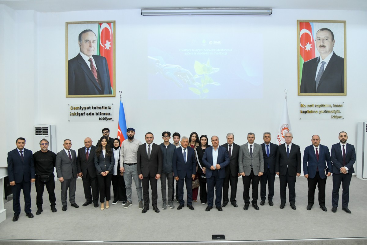 BMU-da Kənd Təsərrüfatı Nazirliyinin layihəsi ilə bağlı vorkşop keçirilib - FOTOLAR