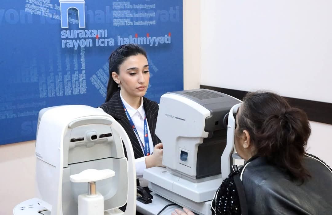 Suraxanıda göz müayinəsi aksiyası keçirilib - FOTOLAR