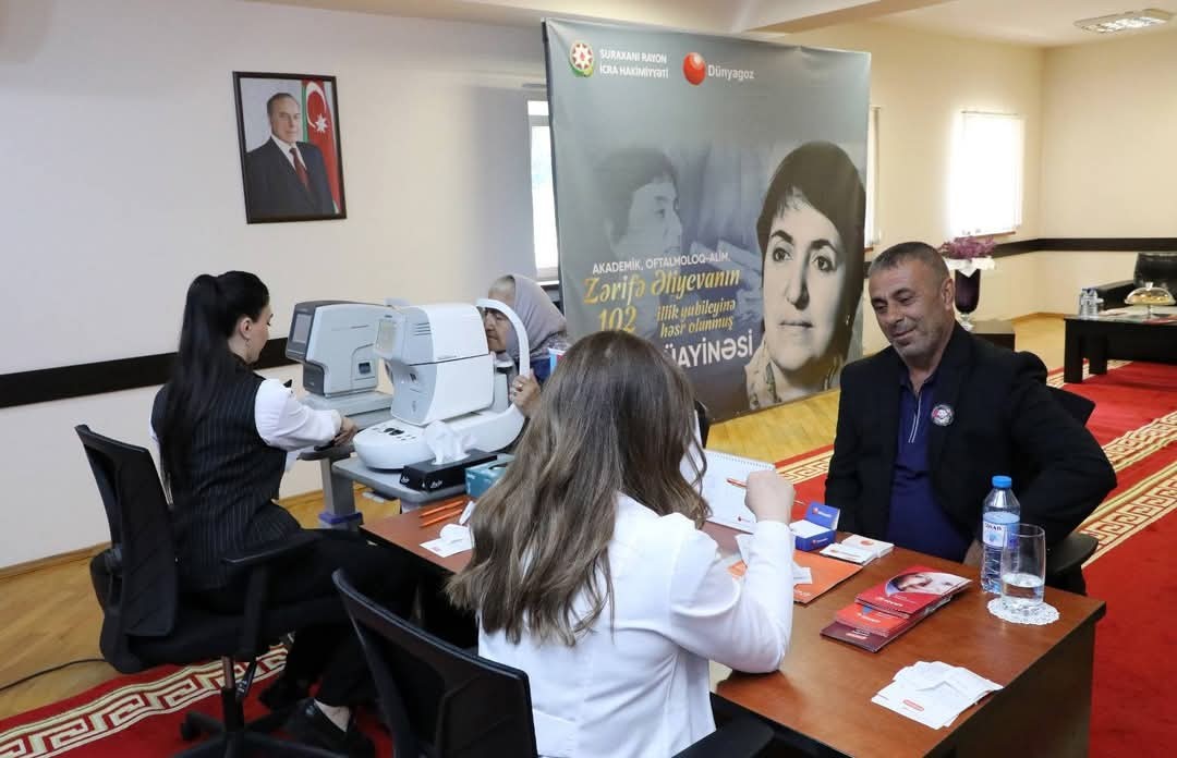 Suraxanıda göz müayinəsi aksiyası keçirilib - FOTOLAR