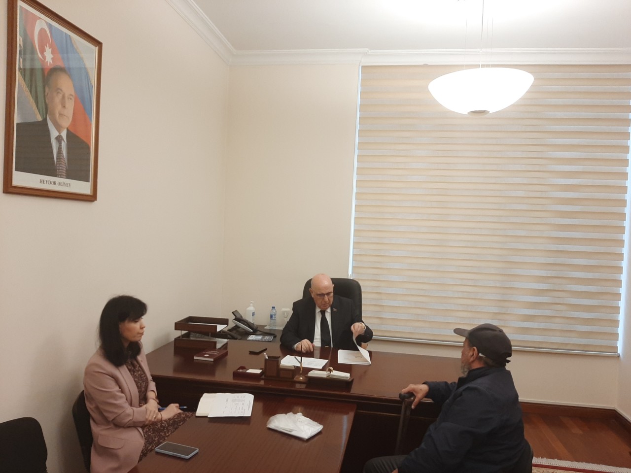 Əhliman Əmiraslanov vətəndaşları qəbul edib - FOTO