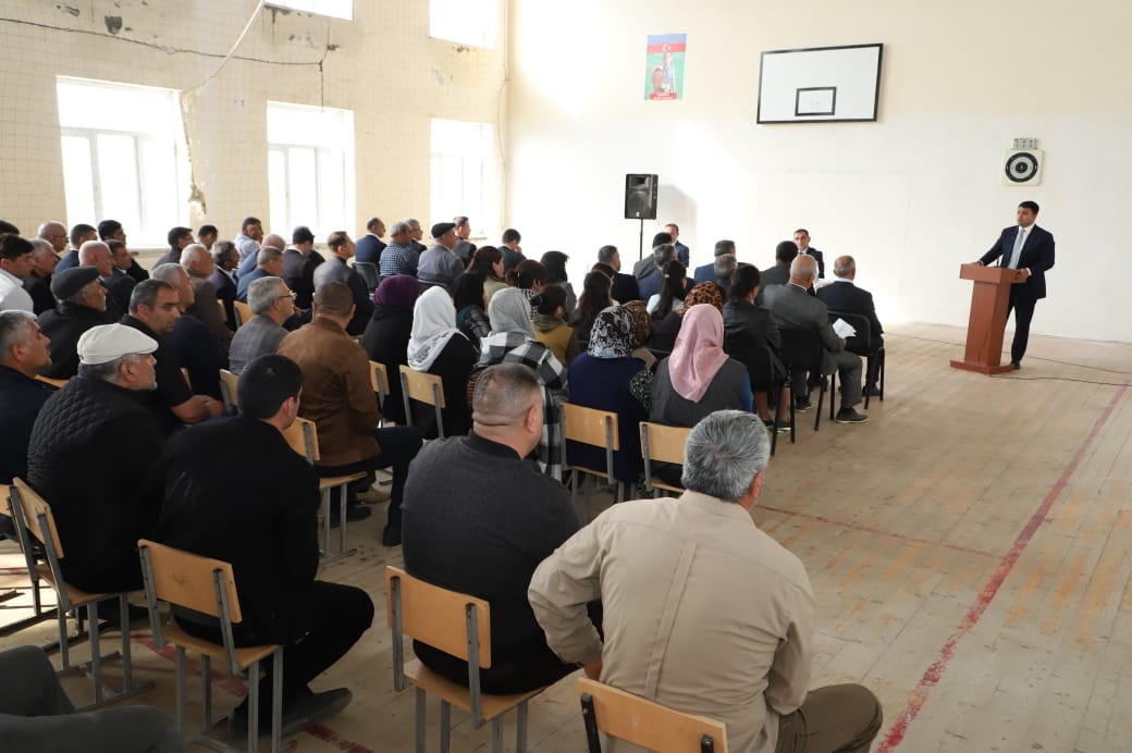 Neftçalanın icra başçısı səyyar görüş keçirib - FOTOLAR