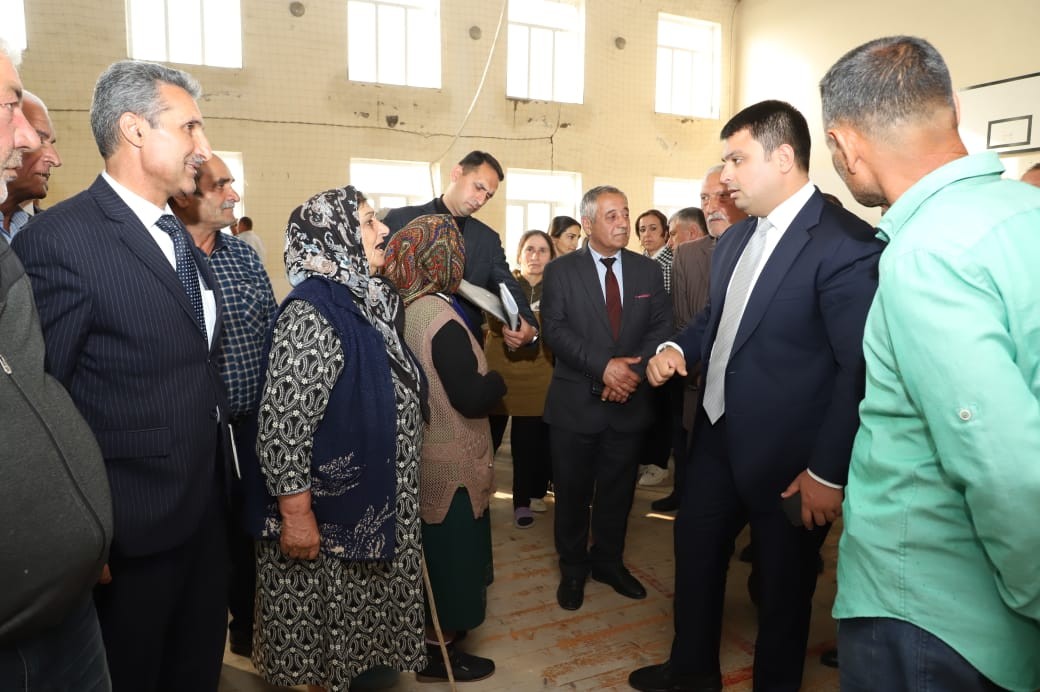 Neftçalanın icra başçısı səyyar görüş keçirib - FOTOLAR