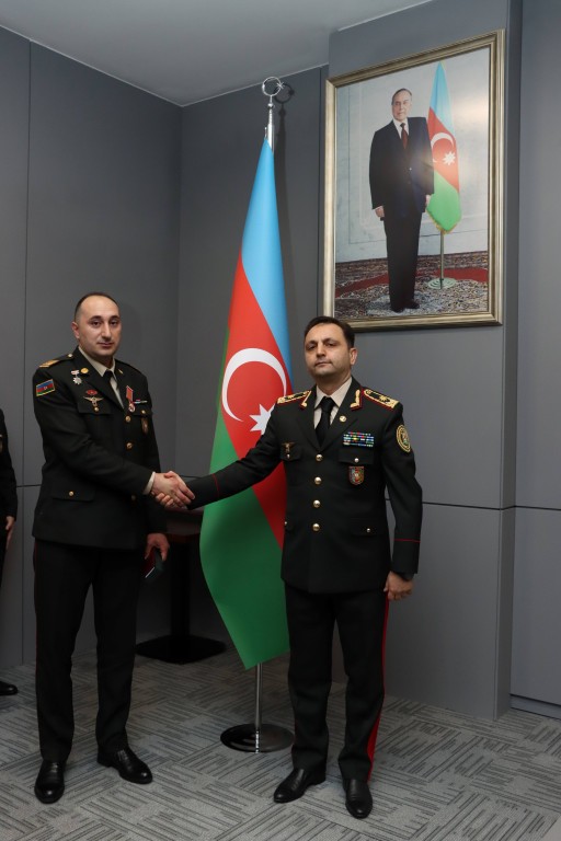 SOMDA-nın hərbi qulluqçularına orden və medallar təqdim olunub - FOTOLAR