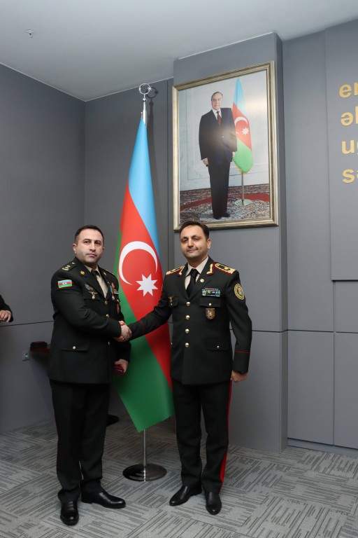 SOMDA-nın hərbi qulluqçularına orden və medallar təqdim olunub - FOTOLAR