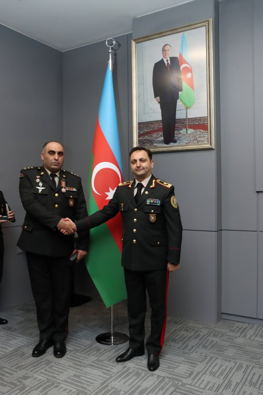 SOMDA-nın hərbi qulluqçularına orden və medallar təqdim olunub - FOTOLAR