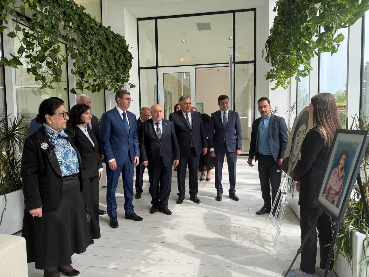 Xəzər rayonunda Zərifə Əliyevanın doğum günü münasibətilə tədbir keçirilib - FOTOLAR