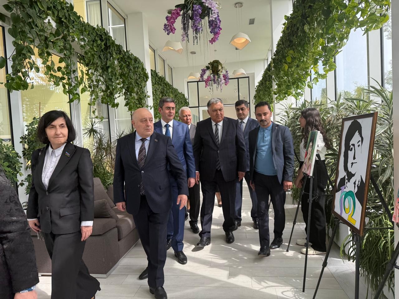 Xəzər rayonunda Zərifə Əliyevanın doğum günü münasibətilə tədbir keçirilib - FOTOLAR