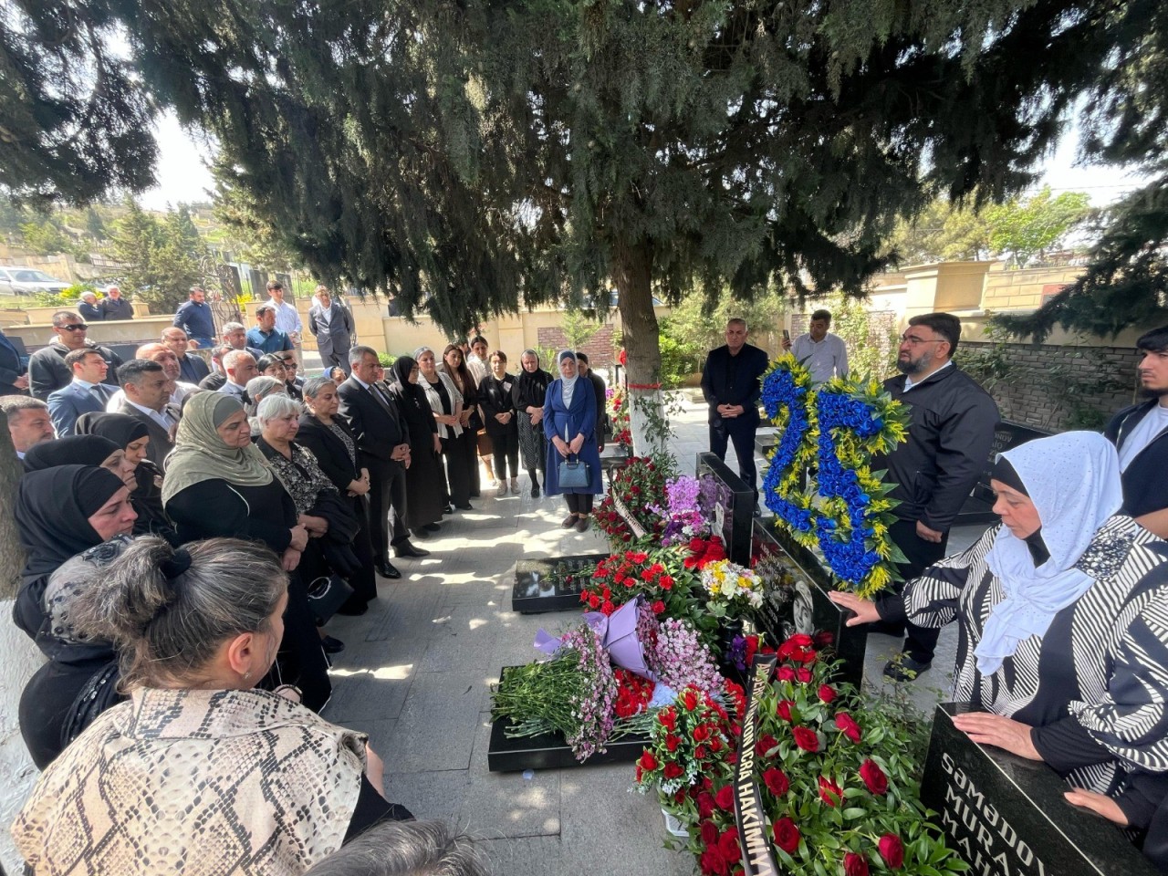 Abşeronda şəhidlərimizin ailələri ziyarət olundu - FOTOLAR