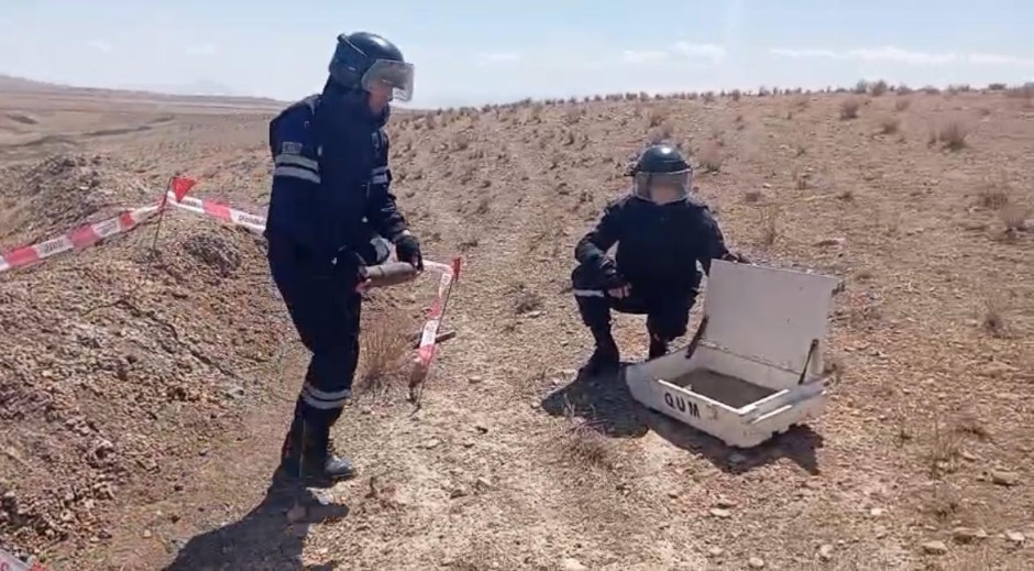 Naxçıvanda hərbi sursatlar aşkar edildi - FOTO