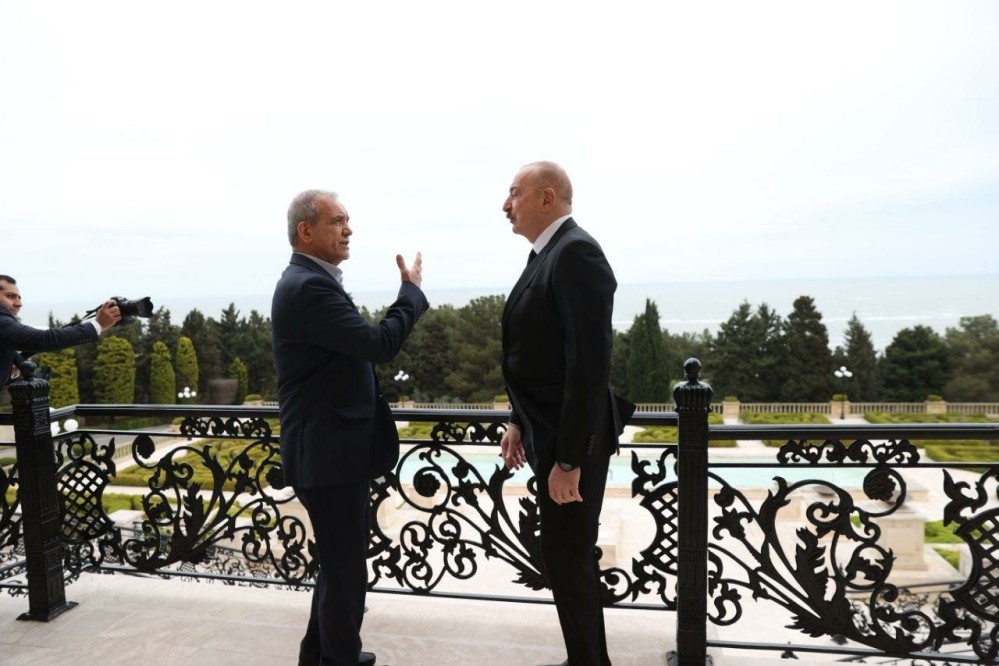 Liderlər Xəzəri belə seyr etdilər - VİDEO