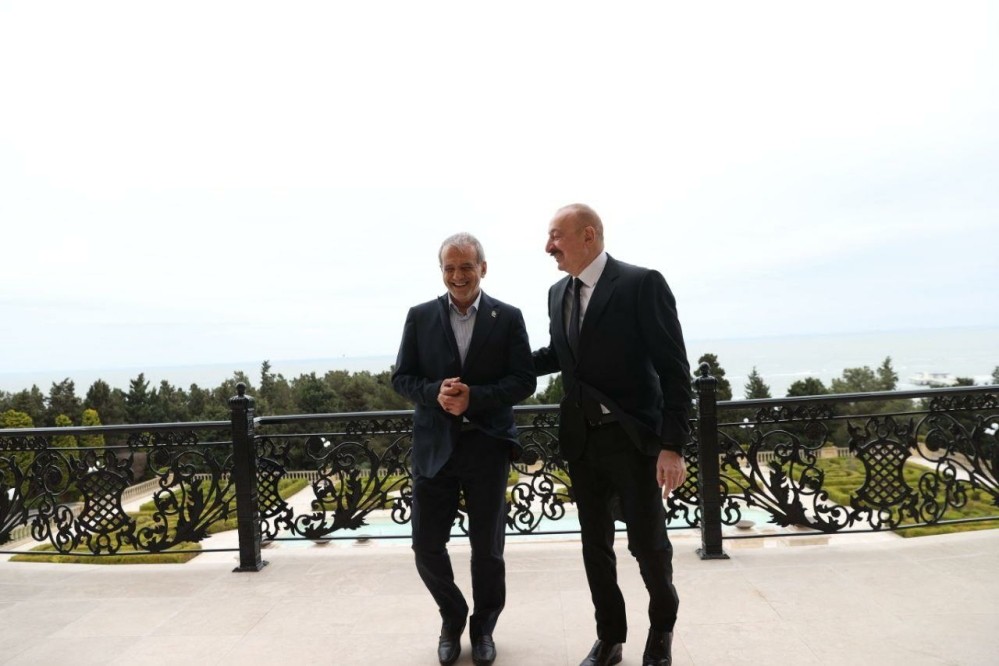 Liderlər Xəzəri belə seyr etdilər - VİDEO