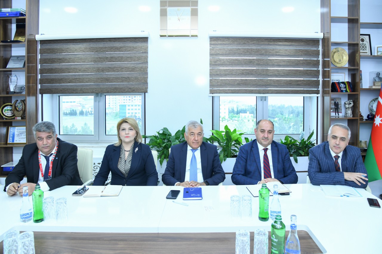 Türkiyənin  “ROKETSAN” şirkətinin nümayəndələri BMU-da - FOTOLAR