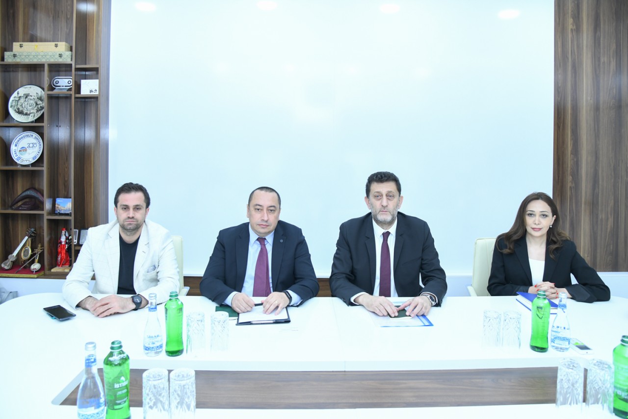 Türkiyənin  “ROKETSAN” şirkətinin nümayəndələri BMU-da - FOTOLAR