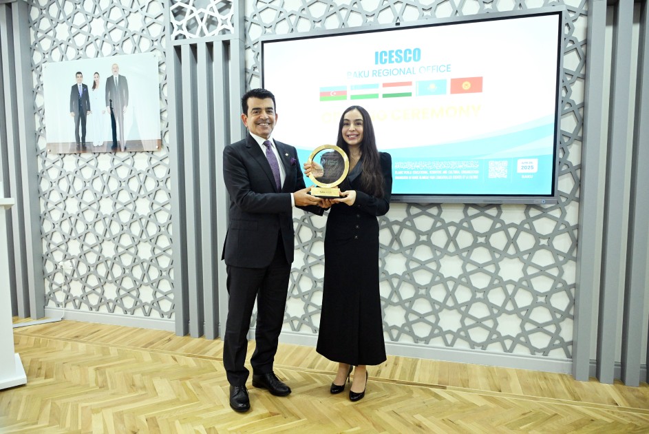 Leyla və Arzu Əliyeva ICESCO-nun regional ofisinin açılışını etdilər - FOTOLAR