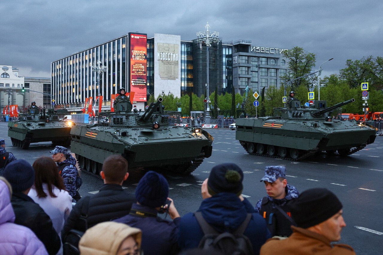 Moskva Qələbə paradına belə hazırlaşır - FOTOLAR