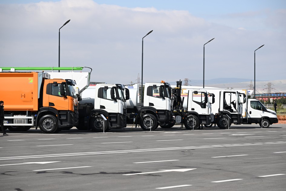 Prezident Sumqayıt Kimya Sənaye Parkında bir sıra müəssisələrin açılışını etdi - FOTOLAR