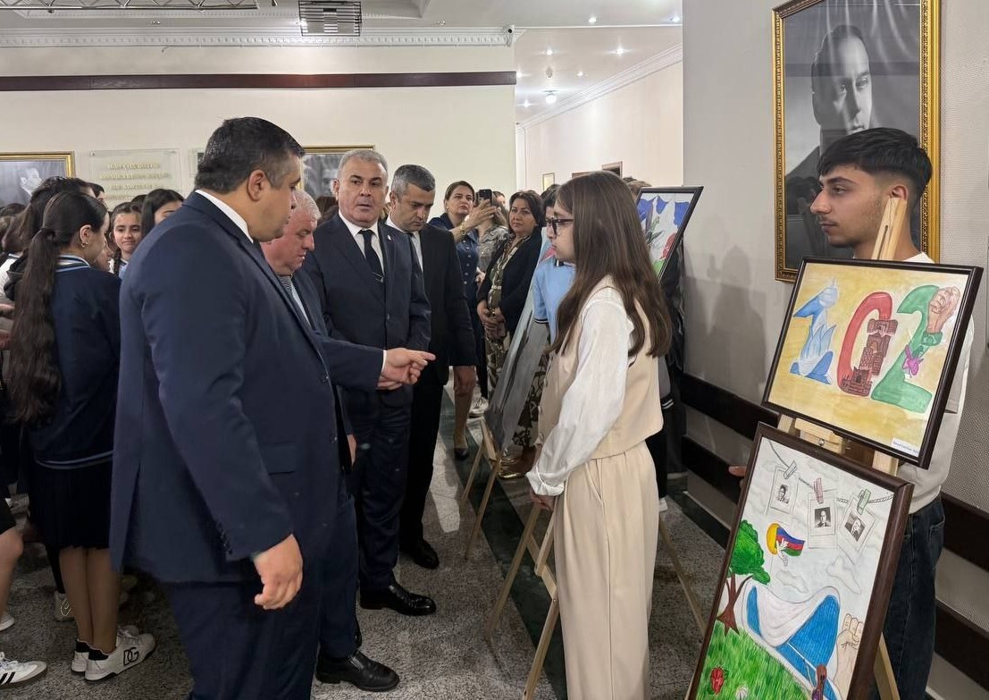 YAP Nizami rayon təşkilatı inşa müsabiqəsi keçirib - FOTOLAR
