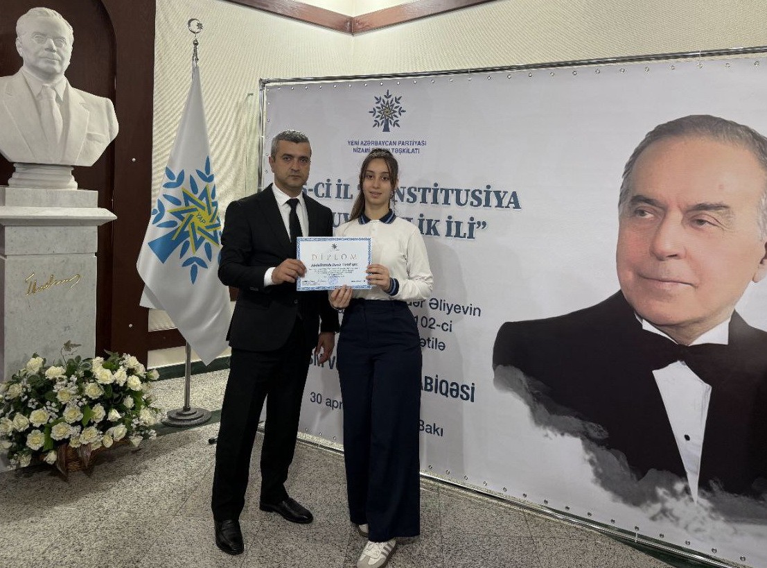 YAP Nizami rayon təşkilatı inşa müsabiqəsi keçirib - FOTOLAR