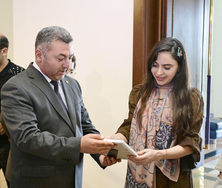 Leyla və Arzu Əliyevalar Naxçıvanda - FOTOLAR