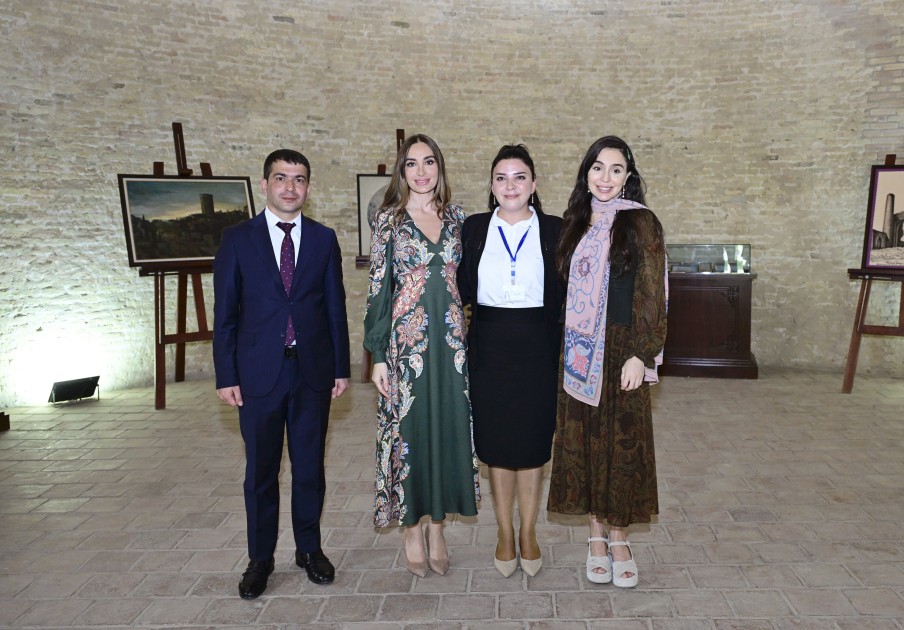 Leyla və Arzu Əliyevalar Naxçıvanda - FOTOLAR
