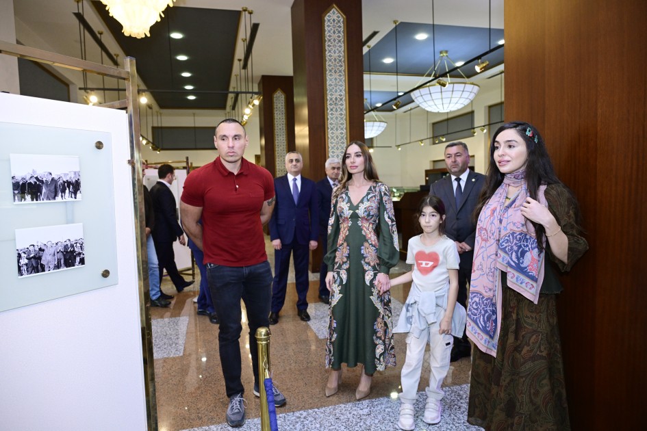 Leyla və Arzu Əliyevalar Naxçıvanda - FOTOLAR