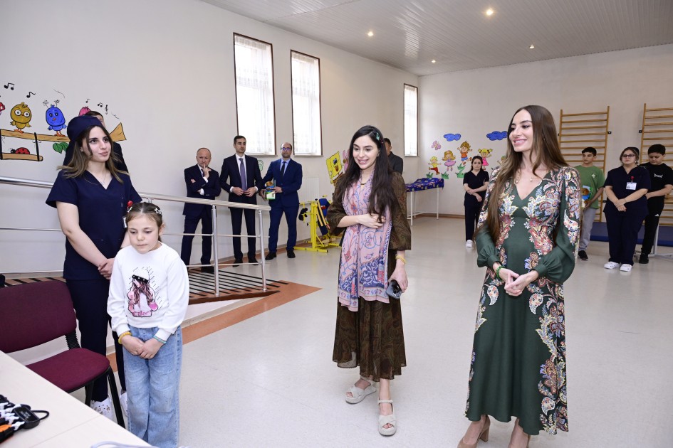 Leyla və Arzu Əliyevalar Naxçıvanda - FOTOLAR