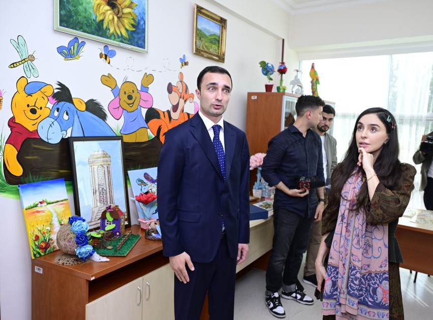 Leyla və Arzu Əliyevalar Naxçıvanda - FOTOLAR