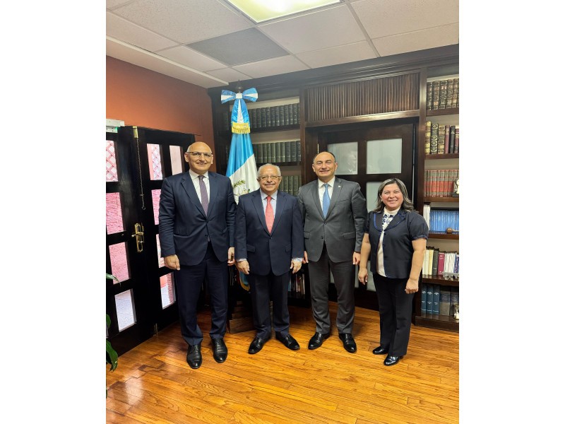 Elçin Əmirbəyov Qvatemalanın XİN rəhbəri ilə görüşdü - FOTOLAR