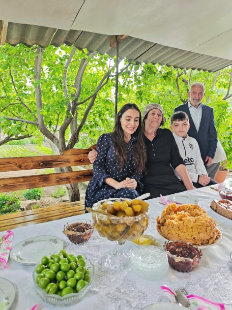 Leyla Əliyeva və Arzu Əliyevanın Naxçıvan səfəri Ordubad rayonunda davam edib - FOTOLAR