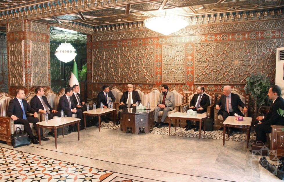 Əl Şaraa Samir Şərifovu qəbul etdi - FOTOLAR (YENİLƏNİB)